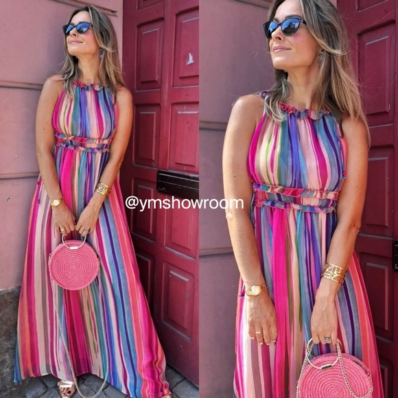 Mango Dresses & Skirts - MANGO Striped maxi dress